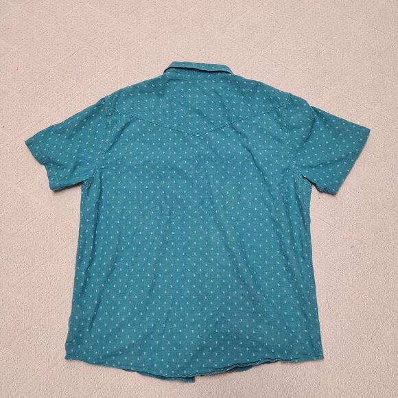 Cody James Western Shirt Men's XL Geo Print Pearl Snap Button Cowboy Rodeo - Picture 5 of 8